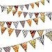 5 Pieces Safari Print Pennant â€“ Safari Animal Theme Triangle Flag Banners Safari Birthday Decorations Safari Jungle Party Banner for Animal Zoo Jungle Baby Shower Decorations