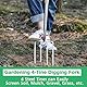 Berry&Bird Garden Digging Fork, 104CM Edelstahl Garten Spaten Gabel mit D-Grip Griff, 4-Zinken Heavy Duty Long Handled Pitchfork mit Eschenholz Griff zum Graben, Pflanzen, Kultivieren, Aerating