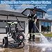 4200PSI Gas Pressure Washer 4.0GPM Gas Power Washer 212CC Gas Powered Washing Machine Commercial High Pressure Washer with 25ft Hose&5 Nozzles for Patio Garden Yard Vehicle,EPA/CARB/ETL