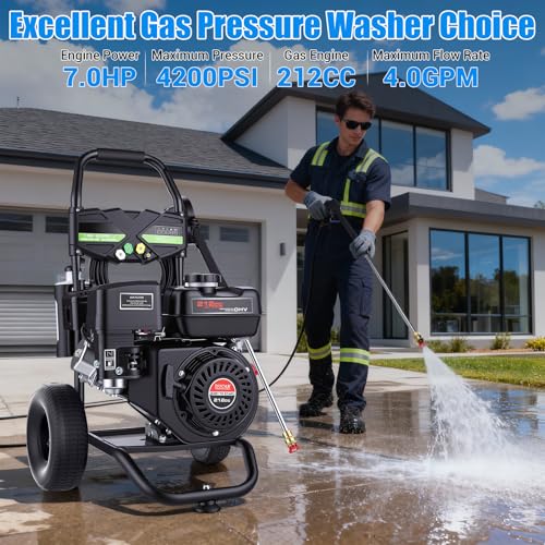 3200 PSI Pressure Washer Gas Powered