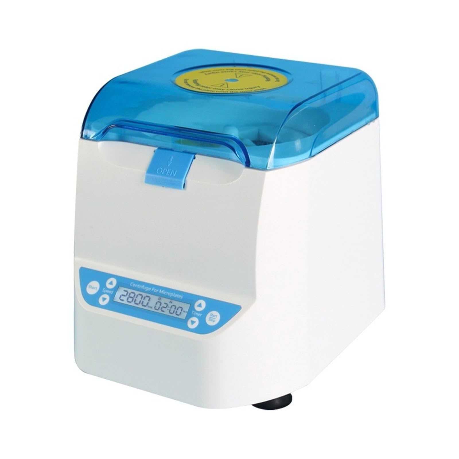 Centrifugadora de microplacas de lab de 2200-2800Rpm con pantalla LCD, máquina centrífuga de sobremesa for microplacas de PCR Control de velocidad