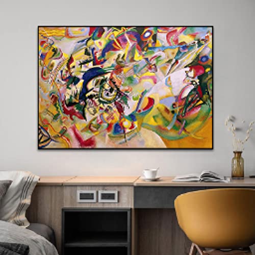 Art mural graffiti abstrait coloré grand tableau pour décorer un grand mur vide