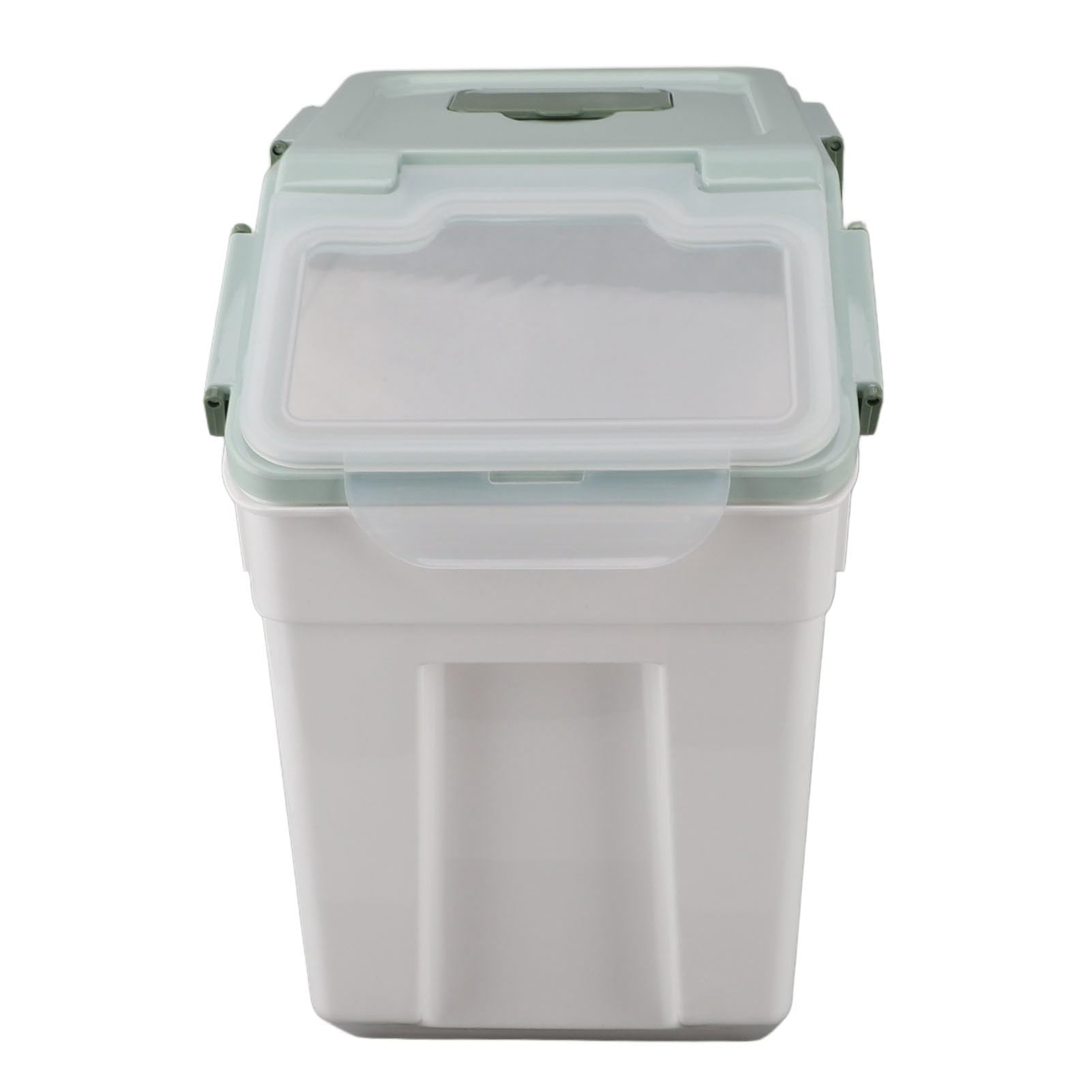 Luftdichter Vorratsbehälter für Reis, 10 Kg, Lebensmittel, Mehlbehälter mit Deckel, Becher, BPA-frei, Küche, Extra Große Getreideaufbewahrung (15 kg)