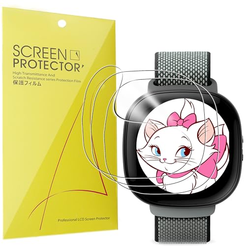 Film de protection PET Lamshaw pour montre Fitbit Ace LTE (Lot de 3) transparent 3D