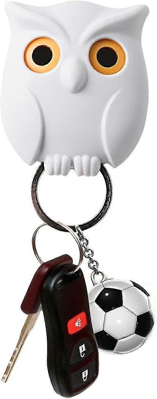 JOYHAPPST Creative Owl Styling Key Hook Porch Door Key Hanging Organizer Cute Keychain Decorative Hook