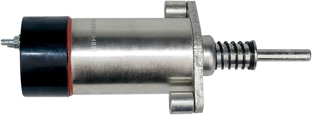 Solenoid 12V 125-5773 2 Terminals Fuel Shut-Off 125-5773 8C-9986 1255773 SOL22103 for Caterpillar3406C SR4 3204 3304 3306 3406B 3306B