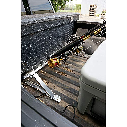 Viking Solutions Truck Bed/Wall Mount Rod Rack - Adjustable Durable Easily-Transportable Rod Holder, 10 Rod Capacity - Thumbnail 4