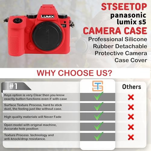 Funda de silicona para cámara Panasonic Lumix S5 miniatura 4