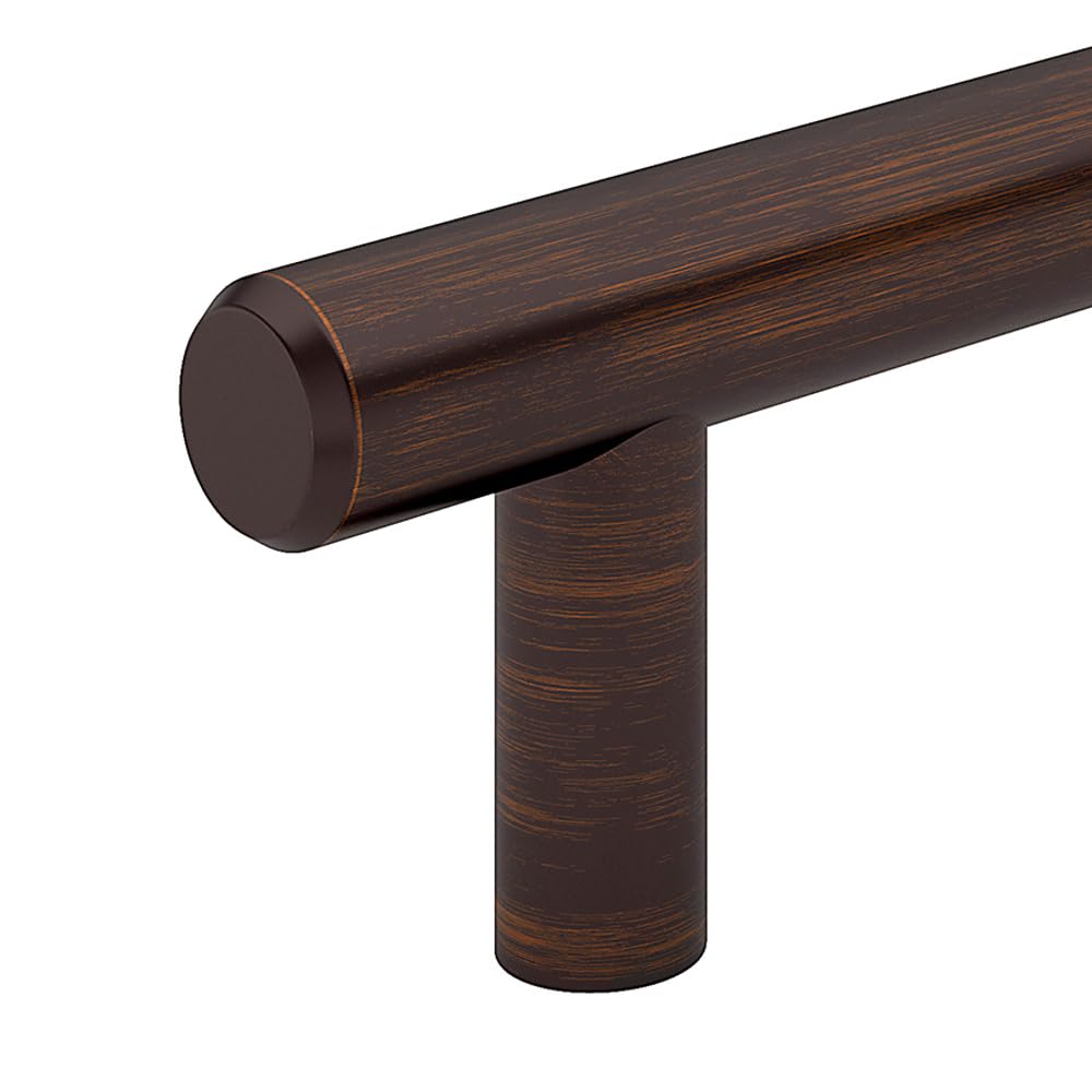Richelieu Hardware BP205108BORB Center Contemporary Metal Pull, 4.25", Brushed Oil-Rubbed Bronze - Image 3