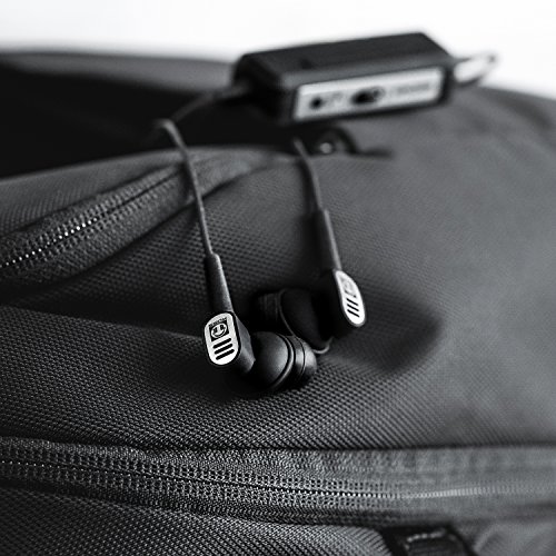 Koss Qz Buds In-Ear Active Noise Cancelling Earbuds, In-Line Microphone And Touch Remote Control, Monitor Mode, Carry Case Included, Wired With 3.5Mm Plug, Black #TOP4