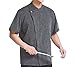 Camisa de Cocinero Cocina Uniforme Manga Corta (L)