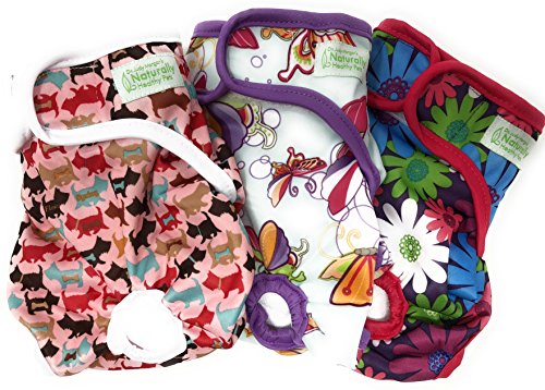 Dr. Judy Morgan's Naturally Healthy Pets Washable Reusable Dog Diapers (Medium)