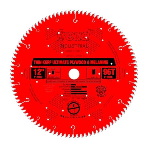 Freud LU79R012: 12" Thin Kerf Ultimate Plywood & Melamine Blade