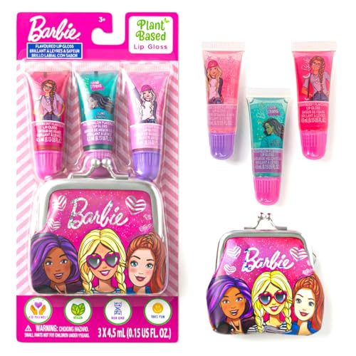 Townley Girl Barbie Plant-Based 3Pcs Juicy Tube with Granny...
