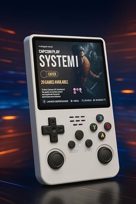Image of R36S Retro Handheld Game Console 64GB with 3.5 Inch IPS HD Screen, Dual Joystick, Type-C Fast Charging, Built-in 10000+ Games, Supports 20+ Emulators (PSP, N64, GBA, NES, MAME)