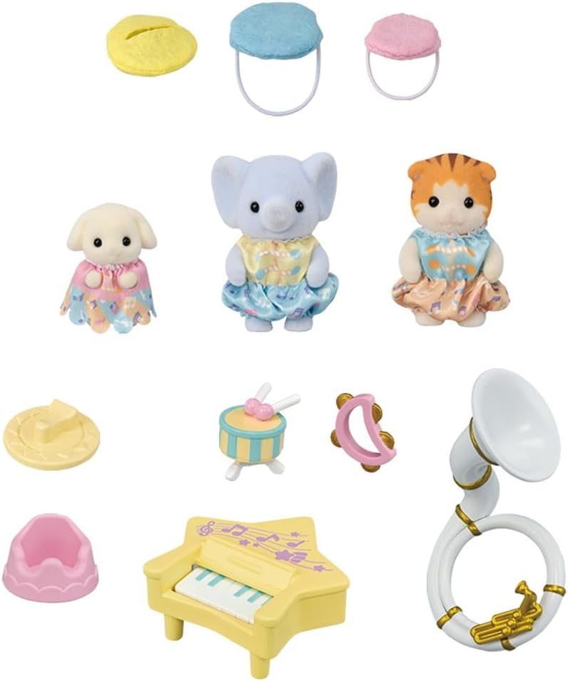 Sylvanian Families - The Concert of the Nativity Scene - Immerse yourself in the world of the Sylvanian Family - Miniature Figurines - Toy for Children 3 years and above - 5817