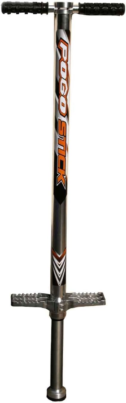 Adraxx Pogo Stick for 35-70 Kg Body Weight-Large (Silver)