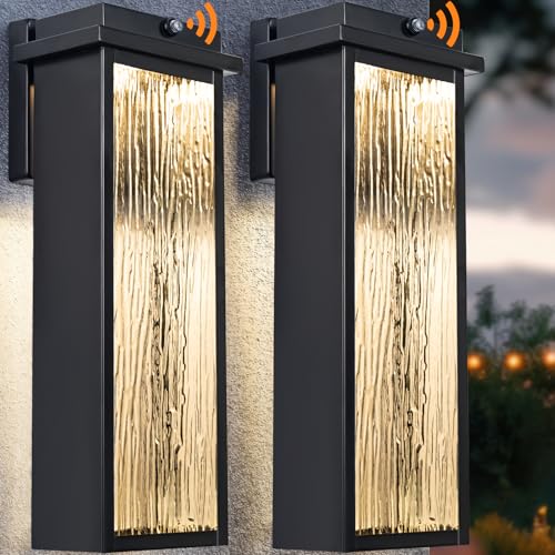 Image of VenzBlomia 20 inch Extra Large Dusk to Dawn LED Outdoor Wall Lights 2 Pack
