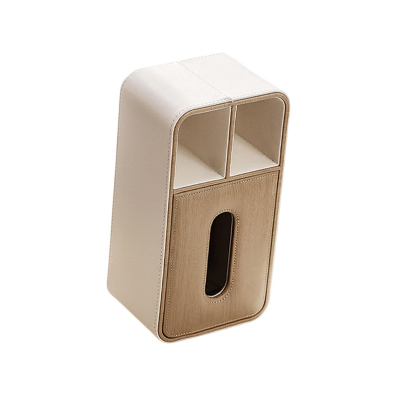 Tissue Dispenser Box Paper Towel Storage Box Desktop Space Saving Tissue Container Napkin Holder Apartment Must Haves(L)