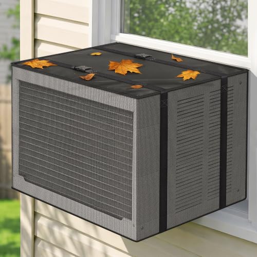 COSFLY COSFLY Mesh Window AC Covers for Outside, All-Season 21.5"W x 16"D x 15"H