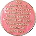 RecoveryChip 1 Year AA Medallion Reflex Pink Gold Plated Alcoholics Anonymous Chip