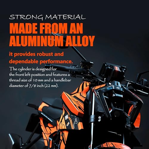 HISports Kupplungshebel Bremshebel 7/8 Zoll (22mm) Hauptbremszylinder Links für 50cc 110cc 150cc Quad Bike ATV