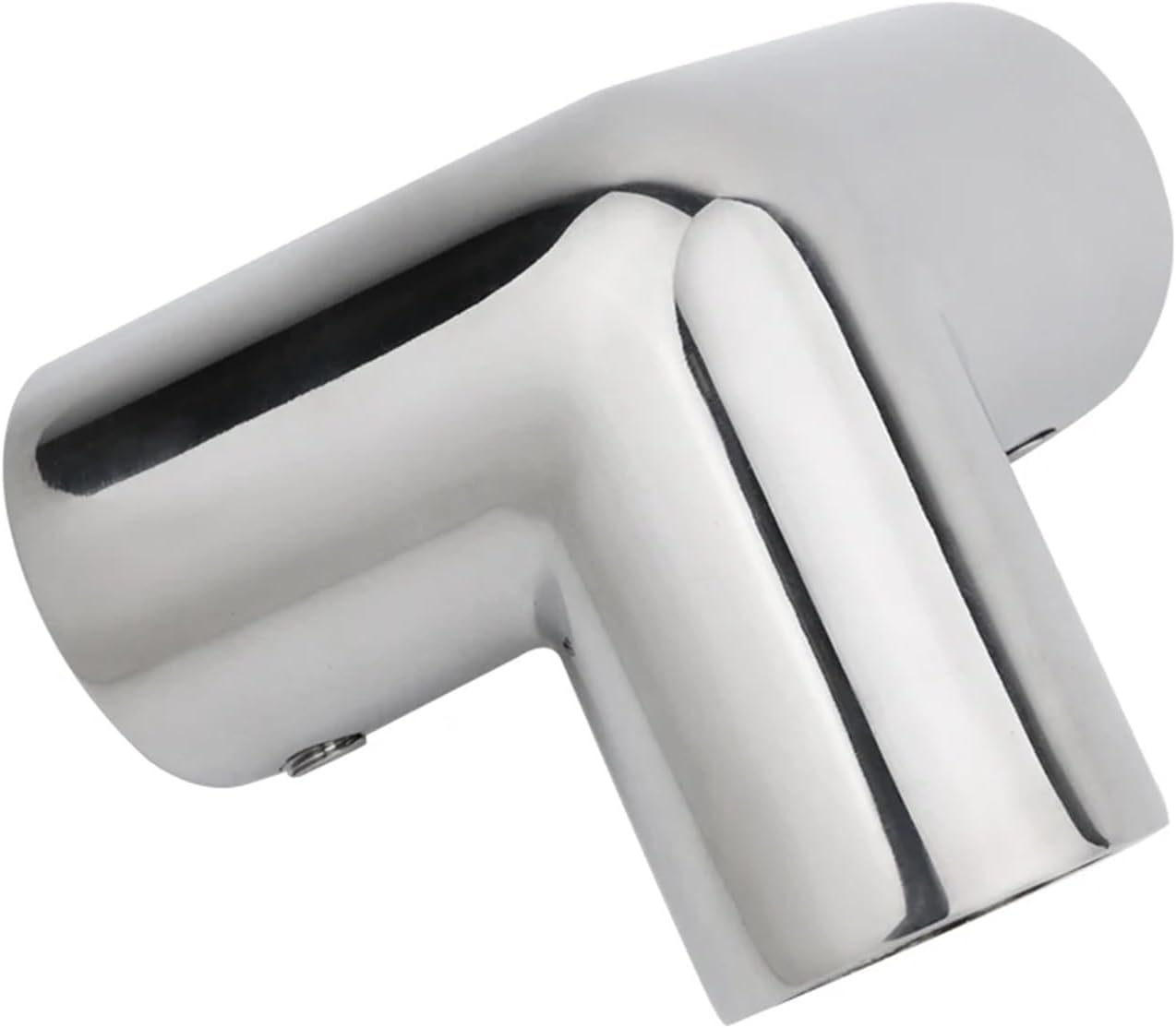 Stainless Steel Tee Rail Fitting 90° 3-Way Tee Fitting Tube Pipe Connector for 25mm Tube/Pipe