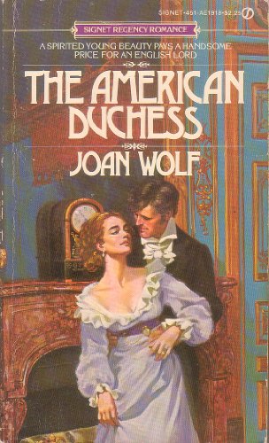 The American Duchess 0451119185 Book Cover