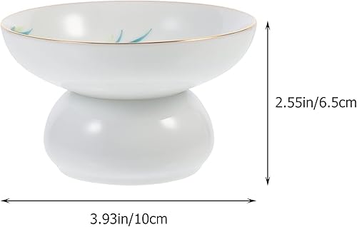 Miniatura 9 de Colador de té de porcelana con base integrado filtro de té de cerámica blanco simplemente estilo dos