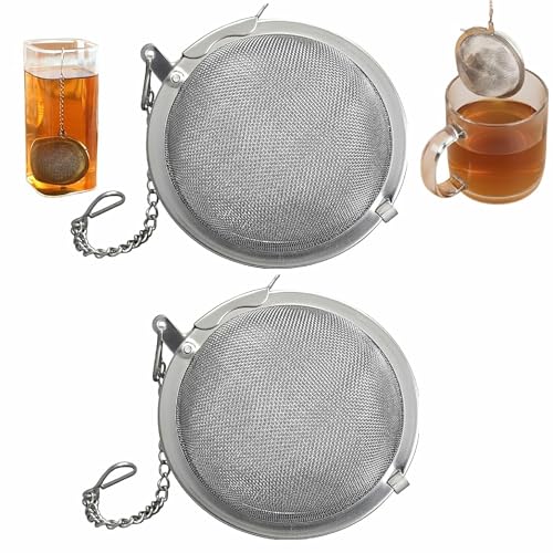 NAALSA DIPMIX 2Pc Tea Infuser Green Tea Filter, Extra Fine Food Grade Mesh, Tea Coffee Strainer (2)