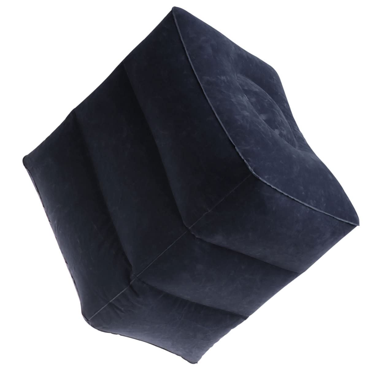 Gogogmee Inflatable Travel Footrest Pillow Adjustable Height Airplane Leg Rest Cushion for Comfort During Flights Trains Compact Portable Design