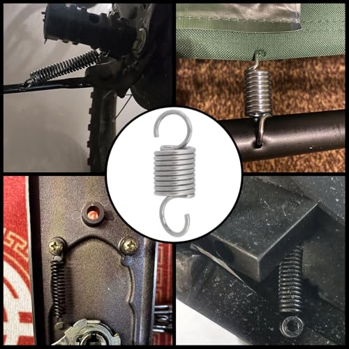 Image of Mcredy 6 Pcs Small Springs Stainless Steel 1.18 inch Extension Springs Assortment Kit with Hook Ends Tension Spring for DIY Projects Bicycles Home Repairs