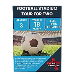 Activity Superstore Football Stadium Tour for Two Gift Experience Voucher