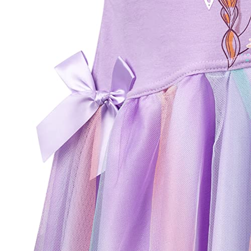 Disney Girls French Terry Tulle Dress Toddler to Big Kid Sizes (2T - 10-12)4