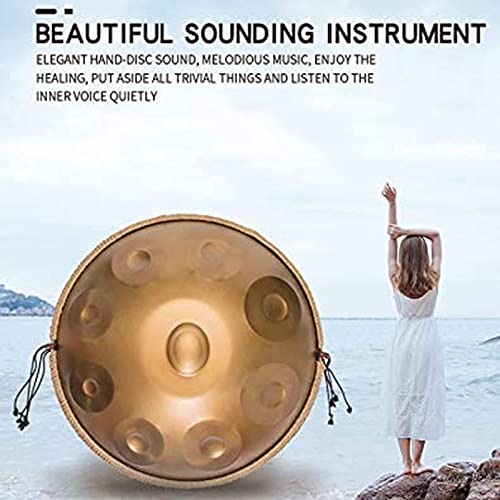 Hand-pan Drum Instrument, D Minor 9 Notes 22 Inch Steel miniatura 6