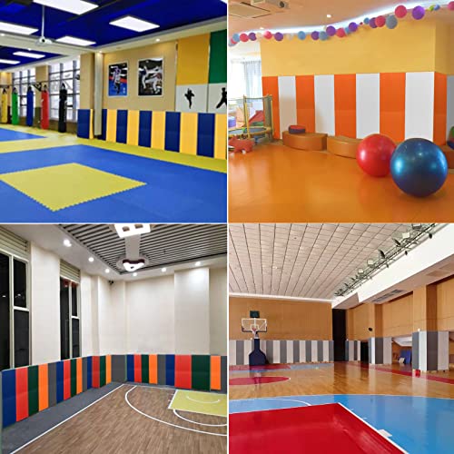 Progoal 1 Pack Wall Protection Pad,Sport Wall Padding Gym Basketball-Court Garage Protectors With 2” Thick Foam,Durable High-Cushioning Padding For Wall-Mounted Basketball Hoops(60" L X 20" W,White) #TOP6