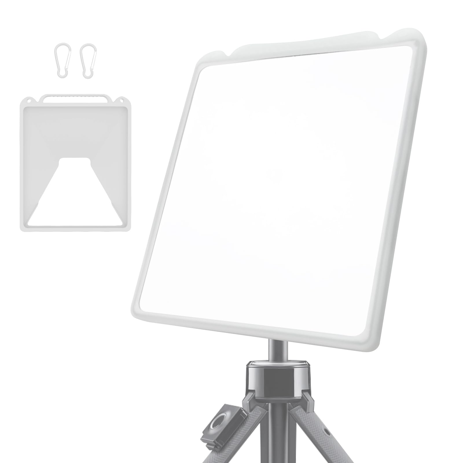 WoofWahouse Soft Starlink Mini Case, Protect Starlink V4 Dish in Hiking,Trips by Silicone Cover(White).