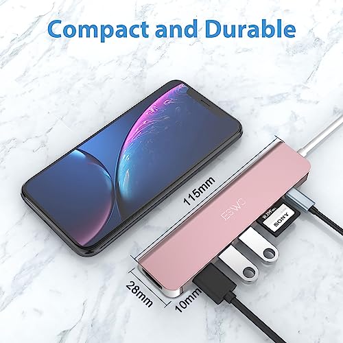 Hub USB C multi-port pour télétravail sur MacBook Air et iPad