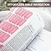 Light Pink Bible Tabs for Women & Men, Laminated Bible Tabs for Study Bible, Boho Theme Bible Tabs for Easy Navigation, Simplify Your Bible Reading Experience with Easy-to-Use Indexing Tabs