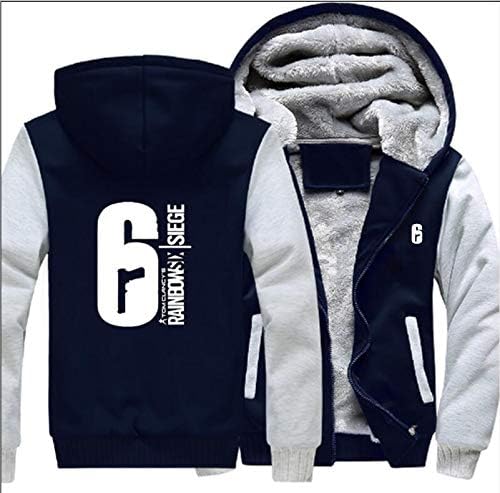 New Rainbow Six Siege Hoodie Men's Casual Sweatshirt Winter Zipper Hoody