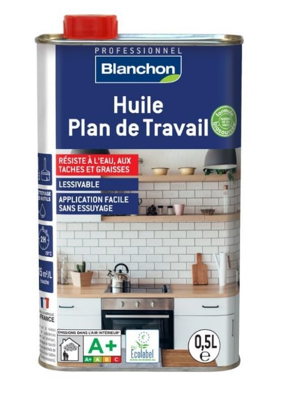 Blanchon Arbeitsplatten-Öl farblos 500 ml