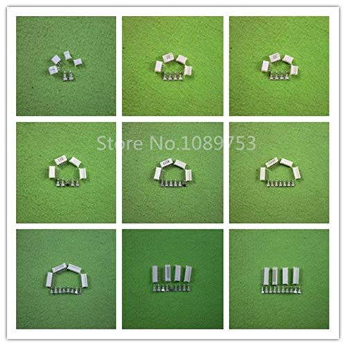 Gimax 50sets PH2.0 Connector Straight needle Seat+Plug+Terminals 2P 3P