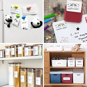 HUIJUTCHEN Mini Photo Printer - Portable Pocket Sticker Printers for iPhone Thermal Printer with 10 Rolls Thermal Paper for Photo, Memo, Journal - Dark Red — photo 3 of 6
