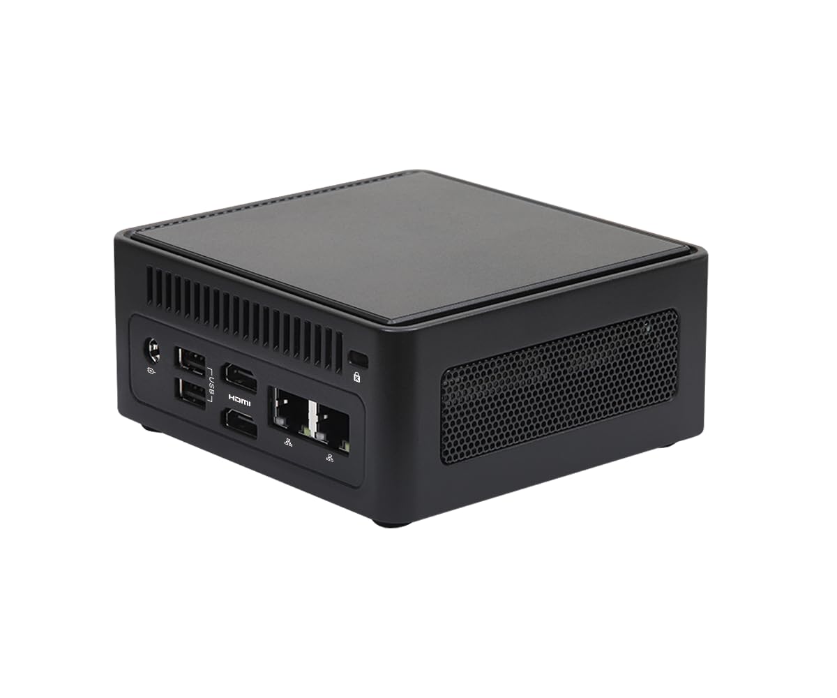 4X4 BOX-8640U, AMD Ryzen™ 5 8640U, AMD Ryzen AI, 96GB DDR5 5600, 4K Quad-Display, 2.5G Dual LAN, 5 USB, Wi-Fi 6E, Dual M.2 SSD Support, Compact Mini PC for Retail, Gaming, Business