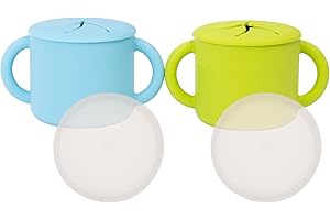 WeeSprout Spill-Proof Snack Containers for Toddlers