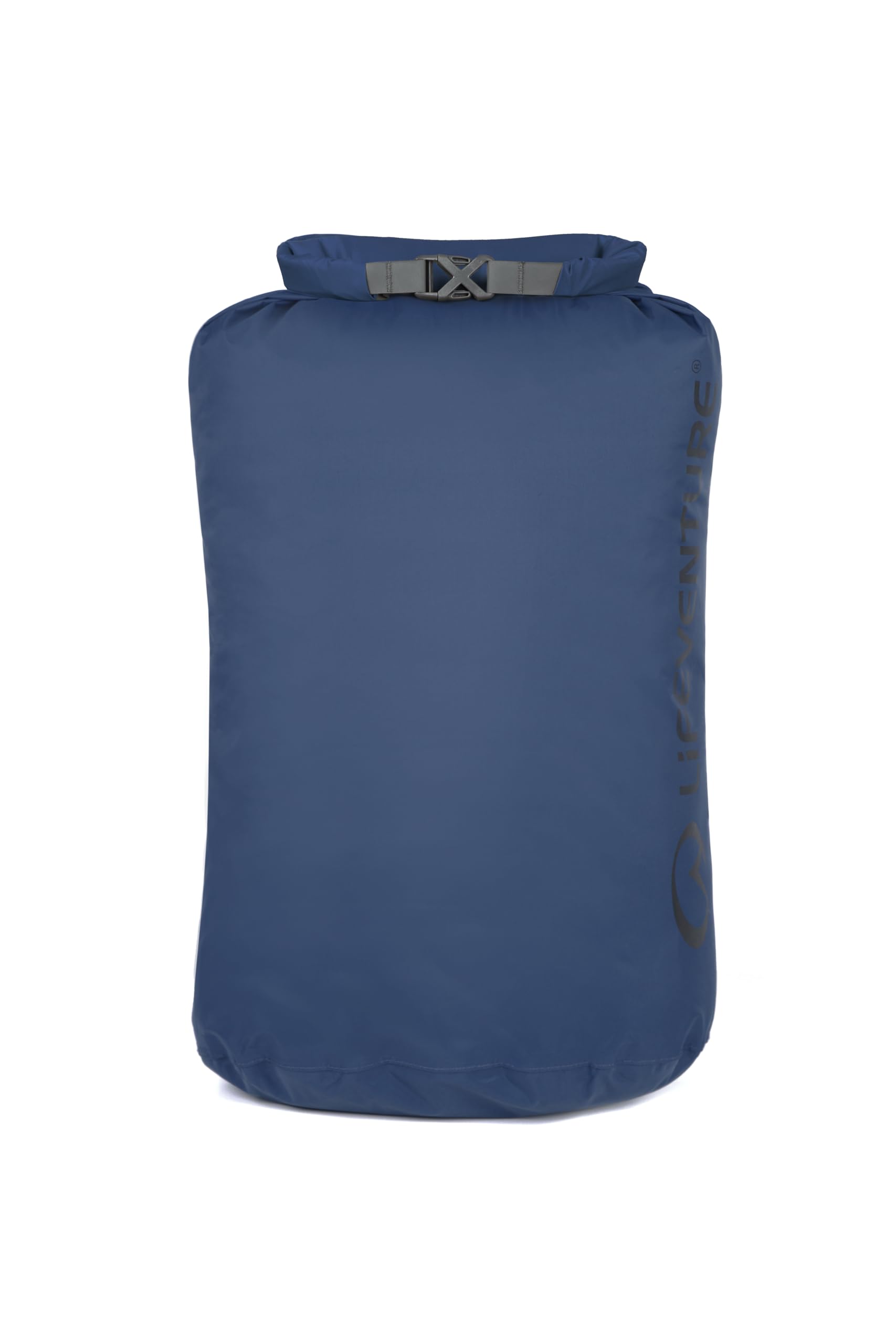 Lifeventure Stormlight Dry Bag, Siliconized Rip-Stop 70D Fabric with Fully Taped Seams | Roll-Top Closure Waterproof Dry Sack for Adventure Travel, 15L