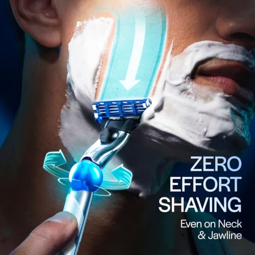 Gillette Mach3 Turbo - Herrenrasierer mit Flexball-Technologie, 1 Stück – Ansicht 5