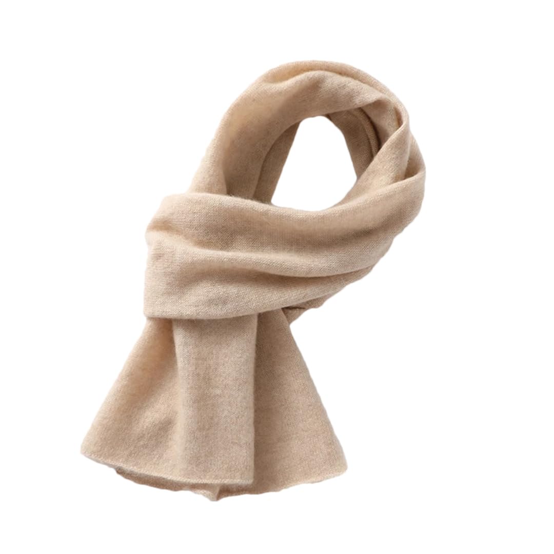 Bufanda de punto de cachemira para mujer, bufandas de invierno suaves y cálidas