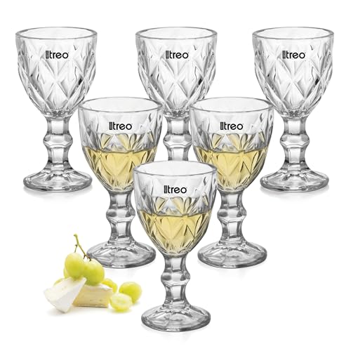 Image of Treo by Milton Regalia Shot Glasses I Set of 6 (65 ml) | Elegant Fluted mini Glasses with Geometric Design for Shots, mocktails, tasters & Parties