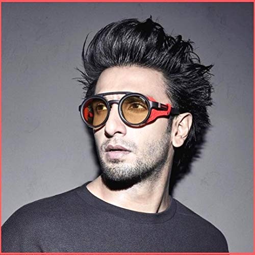 Image of Retro Vintage Black Round Flap Unisex Sunglasses (VI-SG-95517-C4) - Pack of 1